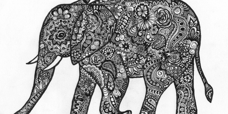 Pen and Ink Drawing Tutorials  How to draw a zentangle portrait in profile  